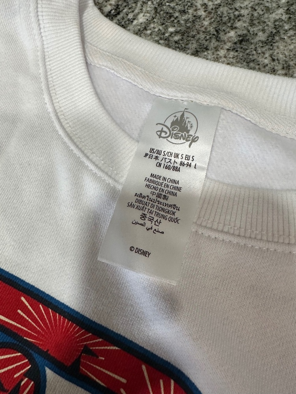Magic Kingdom Disneyworld crew neck sweatshirt